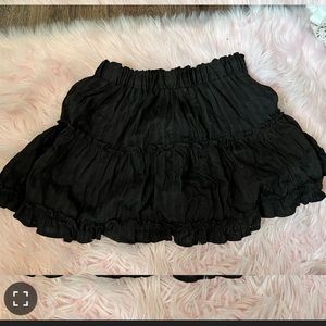 Princess Polly Black mini skirt